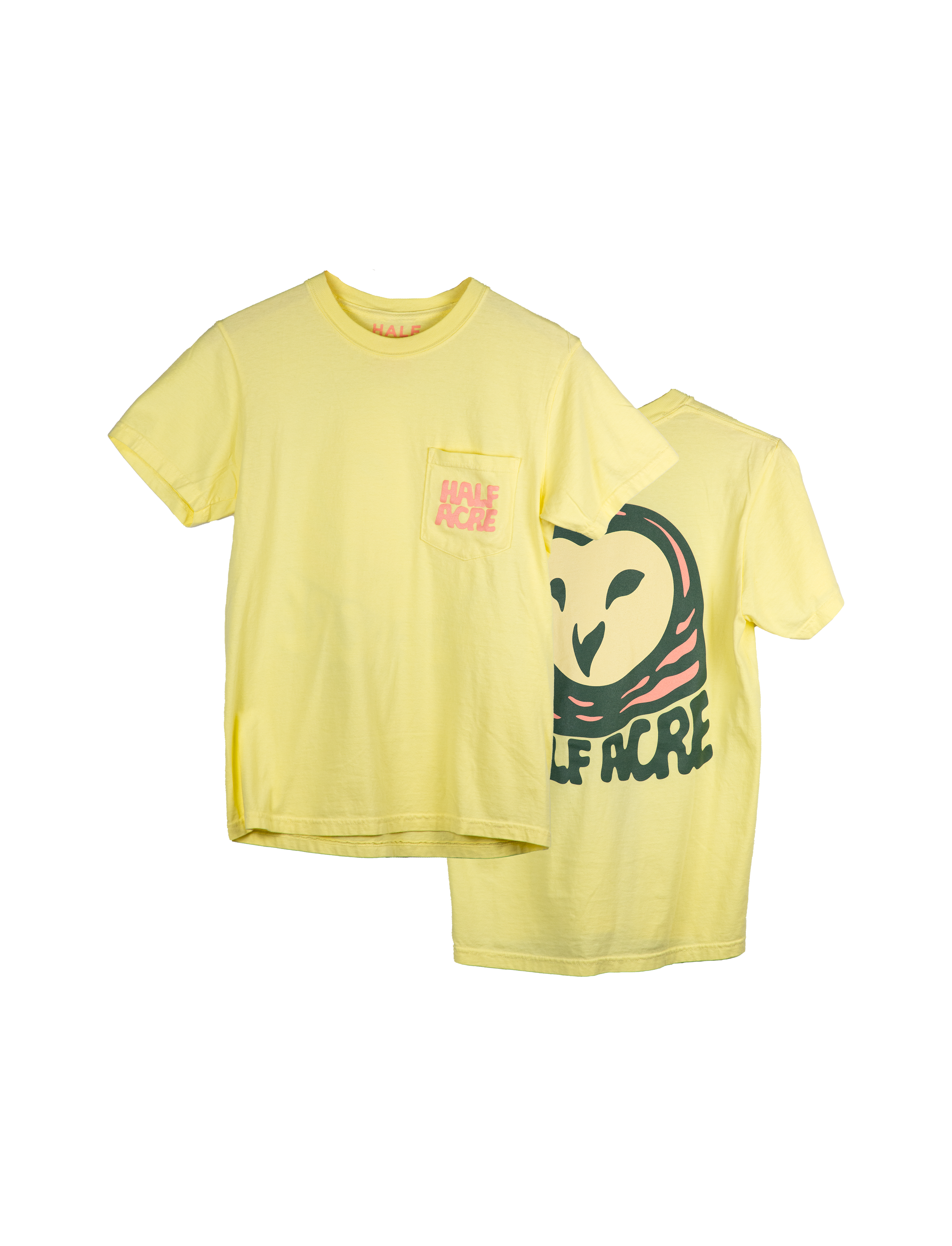 Yellow Owl Pocket T-Shirt