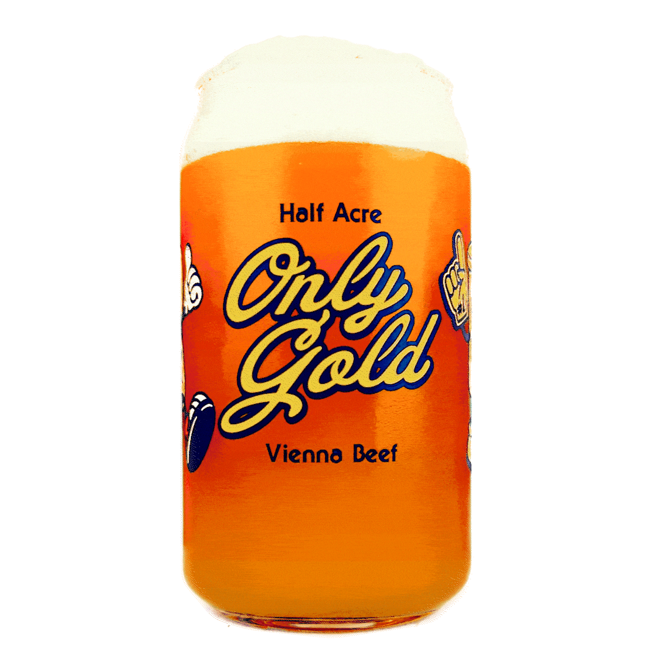Only Gold 2024 16oz Can Glass