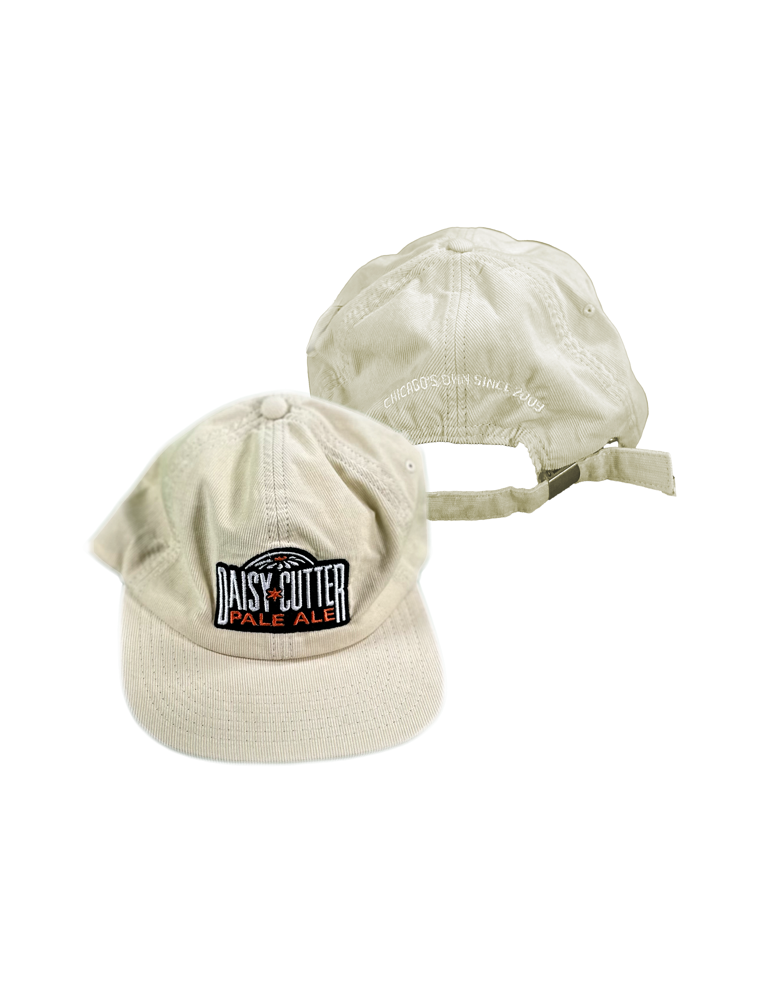 Cream Daisy Cutter Micro-Corduroy Hat