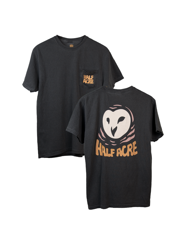 Owl Logo Pocket T-Shirt – Pepper